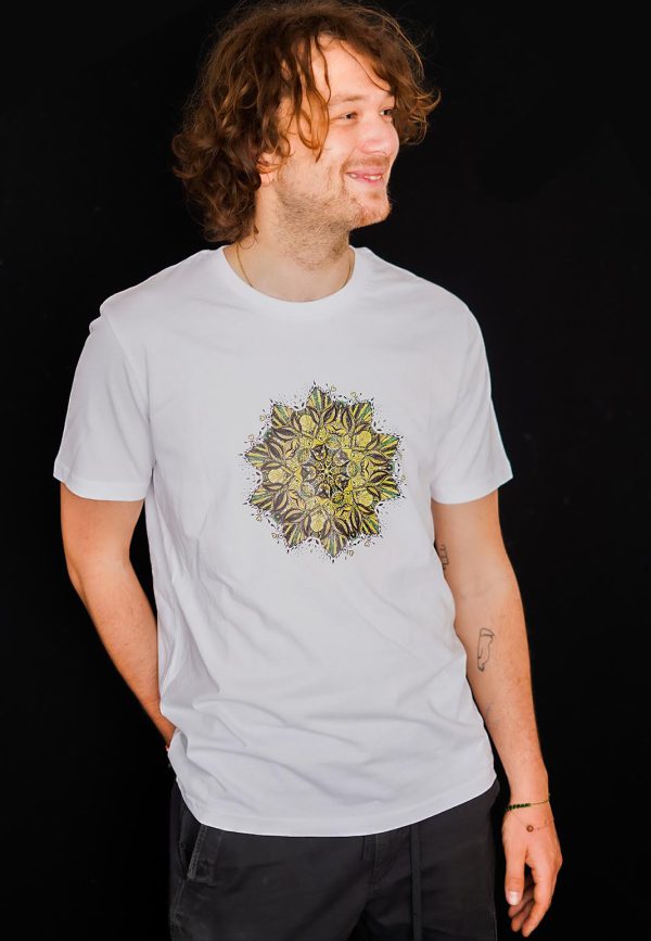 Moso Store Earth Mandala T-Shirt White
