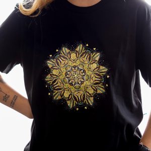 Moso Store Earth Mandala T-Shirt Black