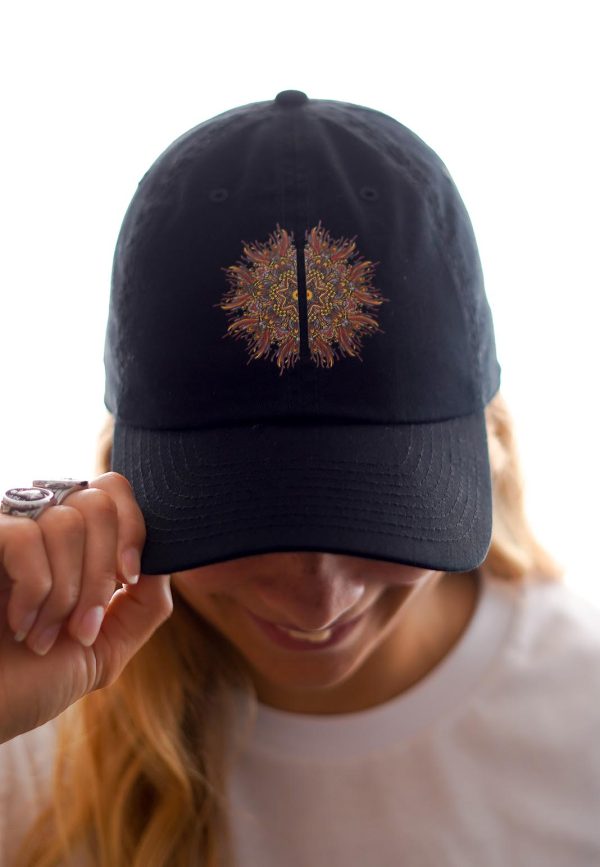 Moso Store Fire Mandala Cap Black
