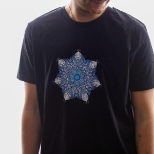 Moso Store Water Mandala T-Shirt Black