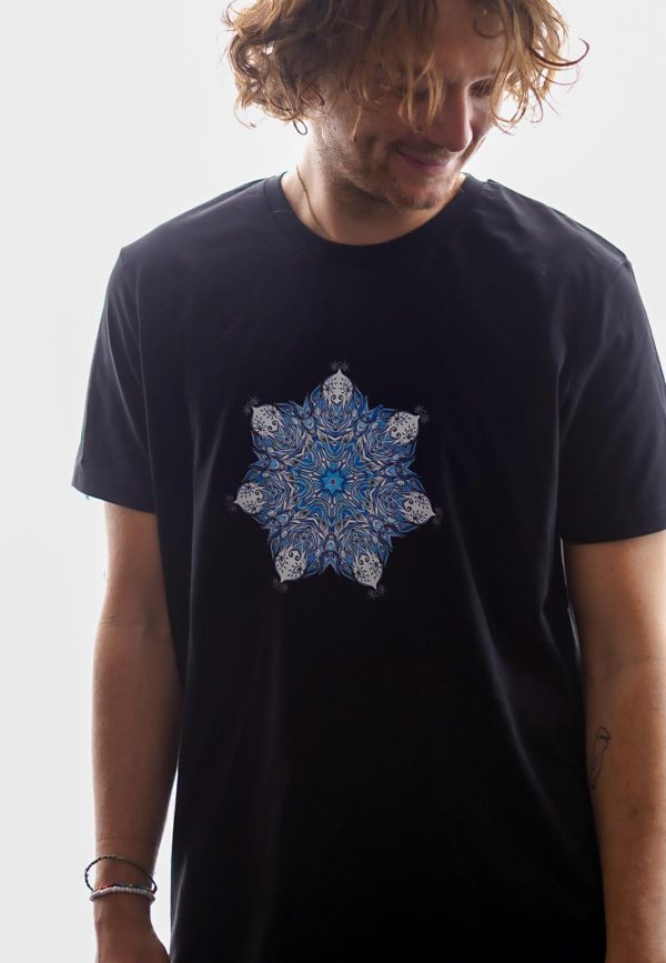 Moso Store Water Mandala T-Shirt Black