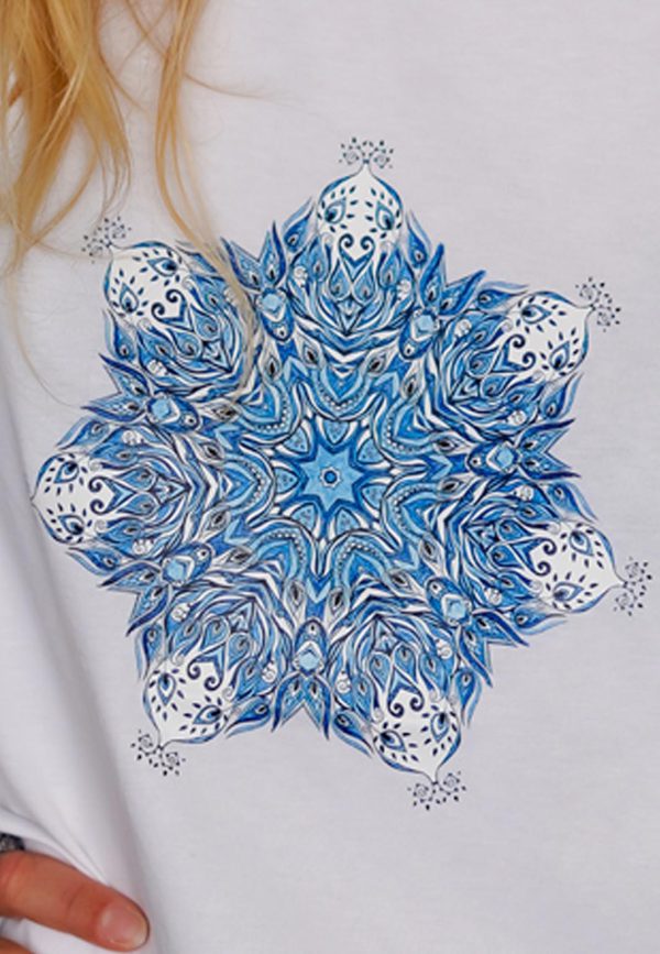 Moso Store T-Shirt Mandala Element Water - Afbeelding 4